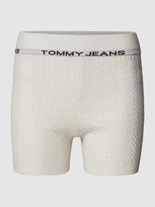 Tommy Jeans Korte broek in gebreide look met labelprint