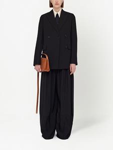 Jil Sander Colbert met dubbele rij knopen - Zwart