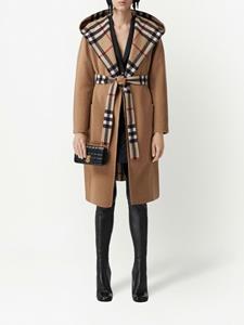 Burberry Wikkeljas met geruit detail - Bruin