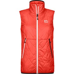 Ortovox - Women's Swisswool Piz Vial Vest - Wollen bodywarmer, rood