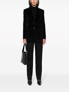 Blazer met enkele rij knopen - Zwart