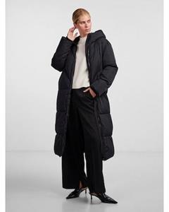 Doorgestikte jas Y.A.SIRIMA LS LONG DOWN COAT S. NOOS