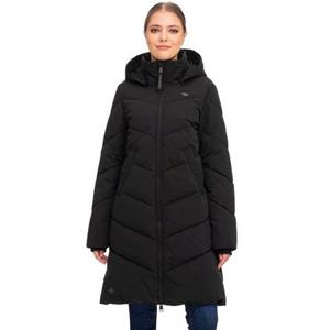 Ragwear Steppjacke "REBELKA", mit Kapuze, Winter-Stepp-Longmantel