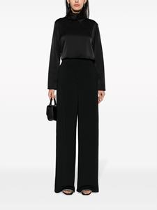 giorgioarmani Giorgio Armani Pantalon met wijde pijpen - Zwart