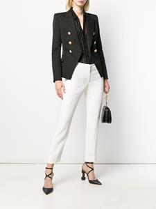 alexandermcqueen Alexander McQueen Crêpe broek met toelopende pijpen - Wit