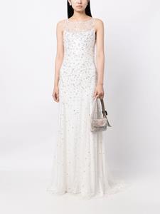 Jenny Packham Geplooide jurk - Wit