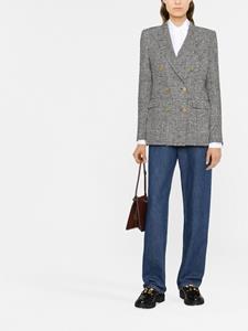 Blazer met dubbele rij knopen - Zwart