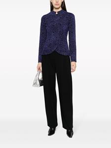 emporioarmani Emporio Armani High waist plooibroek - Zwart