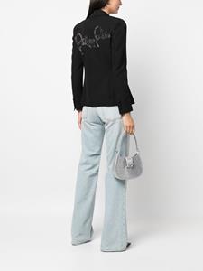 philippplein Philipp Plein Blazer met enkele rij knopen - Zwart