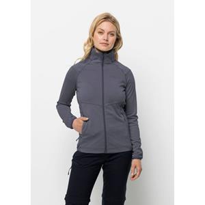 Jack wolfskin Fortberg Fz Dames Fleece Graphite