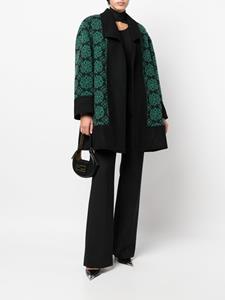 a.n.g.e.l.o.vintagecult A.N.G.E.L.O. Vintage Cult 1980s jas met geometrisch patroon - Zwart