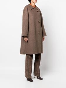 a.n.g.e.l.o.vintagecult A.N.G.E.L.O. Vintage Cult 1970s jas met enkele rij knopen - Bruin