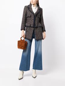 chanelpre-owned CHANEL Pre-Owned Gelaagd jack - Blauw