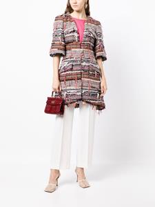 chanelpre-owned CHANEL Pre-Owned Tweed jas - Veelkleurig