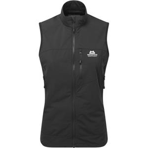 Mountain Equipment - Women's Echo Vest - Softshellbodywarmer, zwart