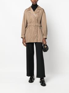 Prada Pre-Owned 2000s trenchcoat met dubbele rij knopen - Beige