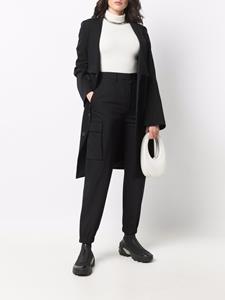 yohjiyamamotopre-owned Yohji Yamamoto Pre-Owned 2000s mantel met enkele rij knopen - Zwart