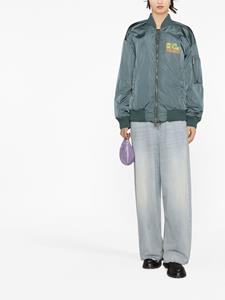 DSQUARED2 Bomberjack met tekst - Blauw