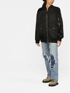 DSQUARED2 Bomberjack met geborduurd logo - Zwart