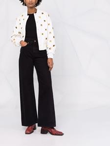 philippplein Philipp Plein Gewatteerd bomberjack - Wit