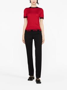 Moschino Pantalon van scheerwol - Zwart