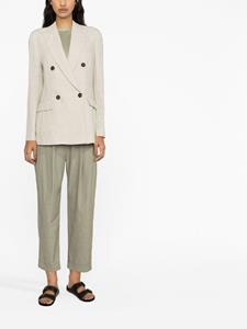 brunellocucinelli Brunello Cucinelli Blazer met patroon - Beige