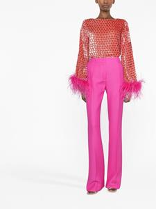 valentinogaravani Valentino Garavani Pantalon van wolmix - Roze