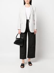 Theory Blazer met enkele rij knopen - Grijs