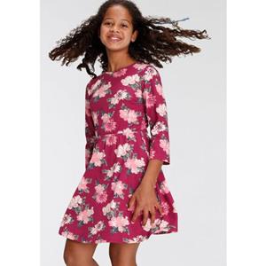 KIDSWORLD Skaterkleid 3/4 Arm, mit Blumen bedruckt