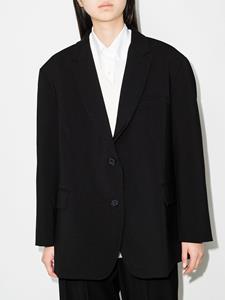 thefrankieshop The Frankie Shop Blazer met enkele rij knopen - Zwart