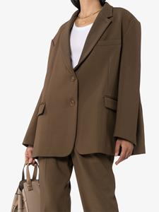 thefrankieshop The Frankie Shop Losvallende blazer - Bruin