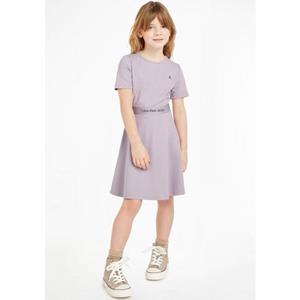 Calvin Klein Skaterjurk PUNTO TAPE SS DRESS