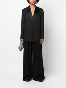 Off-White Smokingblazer met enkele rij knopen - Zwart