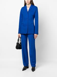 Off-White Colbert met dartdetail - Blauw