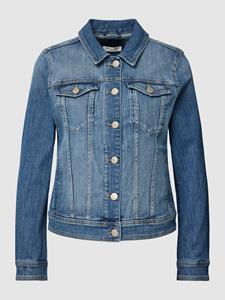 Christian Berg Woman Jeansjack met platte kraag