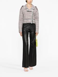 MSGM Cropped bikerjack - Roze