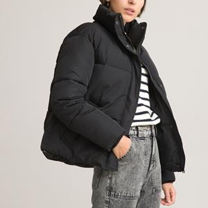 LA REDOUTE COLLECTIONS Korte donsjas met opstaande kraag