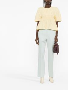 jilsander Jil Sander Geplooide pantalon - Blauw