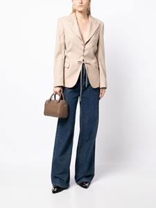 Rokh Blazer met open rug - Bruin