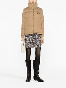 laurenralphlauren Lauren Ralph Lauren Donsjack met logopatch - Bruin