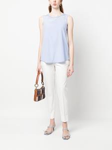 Peserico High waist pantalon - Wit