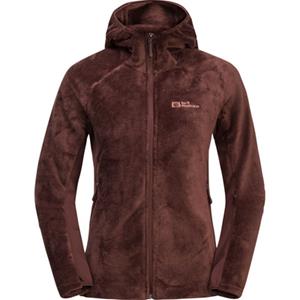 Jack Wolfskin Fleecejacke "ROTWAND HOODED FZ W", mit Kapuze, hochflorig