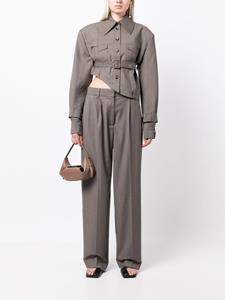 Rokh Geplooide pantalon - Grijs