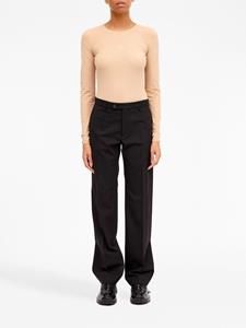 mm6maisonmargiela MM6 Maison Margiela Straight jeans met stiksel - Zwart