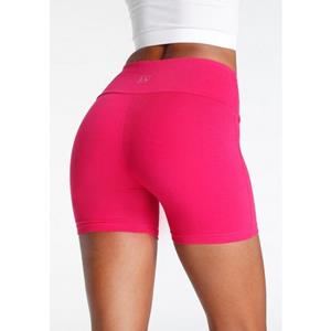 Lascana Short met brede boord en logoprint, loungewear
