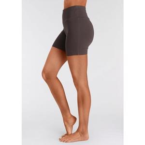 Lascana Short met brede boord en logoprint