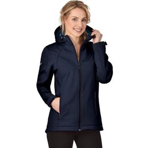 Trigema Softshell-jack TRIGEMA getailleerd Softshell-jack met capuchon (1 stuk)