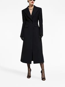 dolce&gabbana Dolce & Gabbana Jas met dubbele rij knopen - Zwart