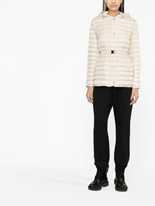 Moncler Donsjack met ceintuur - Beige