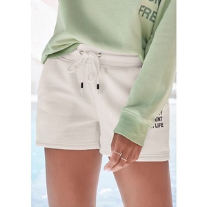 Buffalo Sweatshort met statement print, loungewear